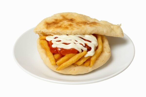 FRENCH FRIES KETCHUP & MAYONNAISE SANDWICH