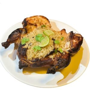 HALF STUFFED CHICKEN WITH RICE